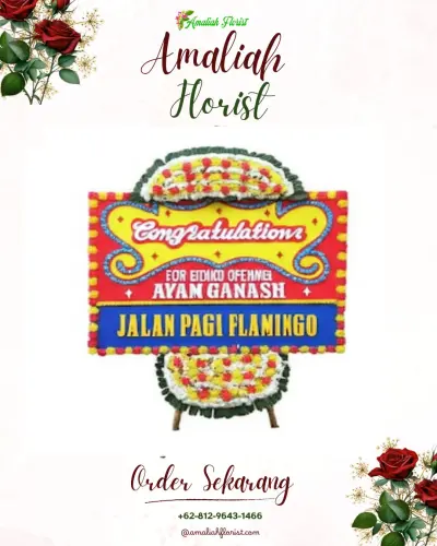 Bunga Papan Congratulation di Mergosono
